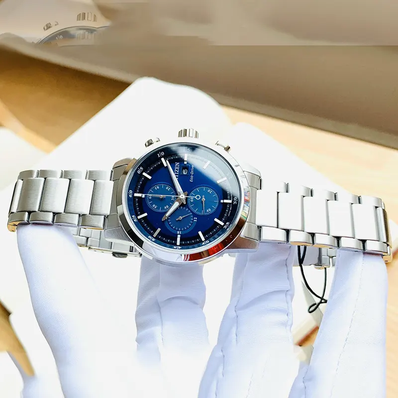 Citizen Analog Eco-Drive Blue Dial Men's Watch- CA0610-52L